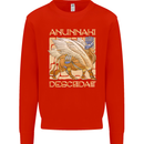 Anunaki Descendant Ancient Egyptian God Egypt Mens Sweatshirt Jumper Bright Red