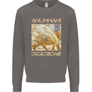 Anunaki Descendant Ancient Egyptian God Egypt Mens Sweatshirt Jumper Charcoal