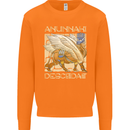 Anunaki Descendant Ancient Egyptian God Egypt Mens Sweatshirt Jumper Orange