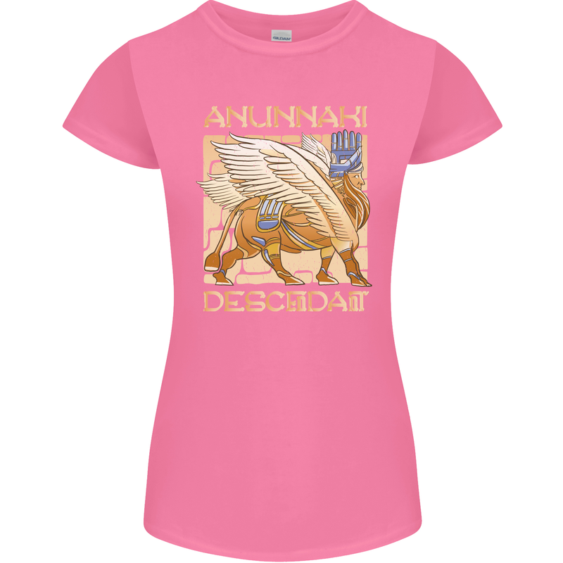 Anunaki Descendant Ancient Egyptian God Egypt Womens Petite Cut T-Shirt Azalea
