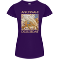 Anunaki Descendant Ancient Egyptian God Egypt Womens Petite Cut T-Shirt Purple