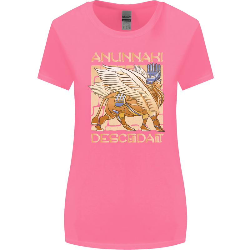 Anunaki Descendant Ancient Egyptian God Egypt Womens Wider Cut T-Shirt Azalea