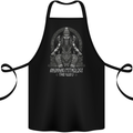 Anunnaki God Cotton Apron 100% Organic Black