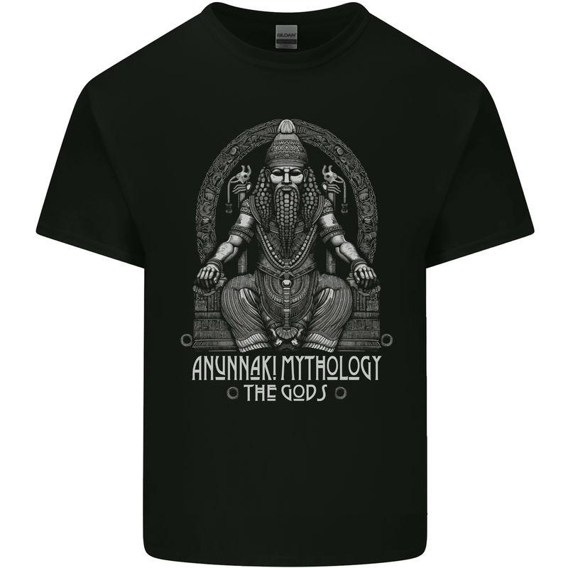 Anunnaki God Mens Cotton T-Shirt Tee Top Black