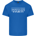 Anxiety Music Musical Notes Piano Guitar Kids T-Shirt Childrens Royal Blue