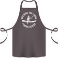 Anything You Canoe Funny Kayak Kayaking Cotton Apron 100% Organic Dark Grey