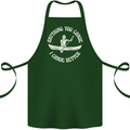 Anything You Canoe Funny Kayak Kayaking Cotton Apron 100% Organic Forest Green