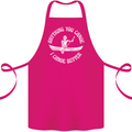 Anything You Canoe Funny Kayak Kayaking Cotton Apron 100% Organic Pink