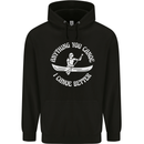 Anything You Canoe Funny Kayak Kayaking Mens 80% Cotton Hoodie Black
