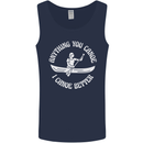 Anything You Canoe Funny Kayak Kayaking Mens Vest Tank Top Navy Blue
