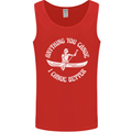 Anything You Canoe Funny Kayak Kayaking Mens Vest Tank Top Red