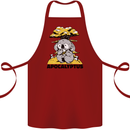 Apocalyptus Koala Bear Climate Change Armageddon Cotton Apron 100% Organic Maroon
