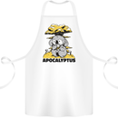 Apocalyptus Koala Bear Climate Change Armageddon Cotton Apron 100% Organic White