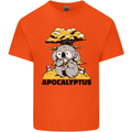 Apocalyptus Koala Bear Climate Change Armageddon Kids T-Shirt Childrens Orange