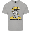 Apocalyptus Koala Bear Climate Change Armageddon Kids T-Shirt Childrens Sports Grey
