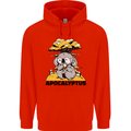 Apocalyptus Koala Bear Climate Change Armageddon Mens 80% Cotton Hoodie Bright Red