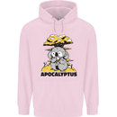 Apocalyptus Koala Bear Climate Change Armageddon Mens 80% Cotton Hoodie Light Pink