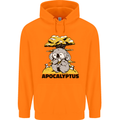 Apocalyptus Koala Bear Climate Change Armageddon Mens 80% Cotton Hoodie Orange