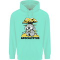 Apocalyptus Koala Bear Climate Change Armageddon Mens 80% Cotton Hoodie Peppermint