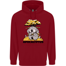 Apocalyptus Koala Bear Climate Change Armageddon Mens 80% Cotton Hoodie Red