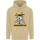 Apocalyptus Koala Bear Climate Change Armageddon Mens 80% Cotton Hoodie Sand