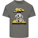 Apocalyptus Koala Bear Climate Change Armageddon Mens Cotton T-Shirt Tee Top Charcoal