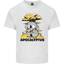 Apocalyptus Koala Bear Climate Change Armageddon Mens Cotton T-Shirt Tee Top White