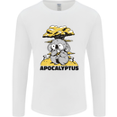 Apocalyptus Koala Bear Climate Change Armageddon Mens Long Sleeve T-Shirt White