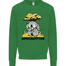 Apocalyptus Koala Bear Climate Change Armageddon Mens Sweatshirt Jumper Irish Green