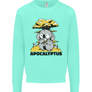 Apocalyptus Koala Bear Climate Change Armageddon Mens Sweatshirt Jumper Peppermint
