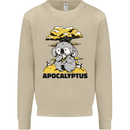 Apocalyptus Koala Bear Climate Change Armageddon Mens Sweatshirt Jumper Sand