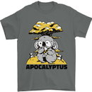 Apocalyptus Koala Bear Climate Change Armageddon Mens T-Shirt 100% Cotton Charcoal