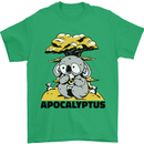 Apocalyptus Koala Bear Climate Change Armageddon Mens T-Shirt 100% Cotton Irish Green