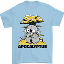 Apocalyptus Koala Bear Climate Change Armageddon Mens T-Shirt 100% Cotton Light Blue