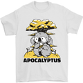 Apocalyptus Koala Bear Climate Change Armageddon Mens T-Shirt 100% Cotton White