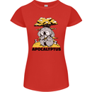 Apocalyptus Koala Bear Climate Change Armageddon Womens Petite Cut T-Shirt Red