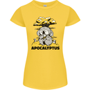 Apocalyptus Koala Bear Climate Change Armageddon Womens Petite Cut T-Shirt Yellow