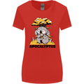 Apocalyptus Koala Bear Climate Change Armageddon Womens Wider Cut T-Shirt Red