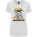 Apocalyptus Koala Bear Climate Change Armageddon Womens Wider Cut T-Shirt White