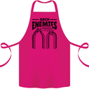 Arch Enemies Funny Architect Builder Cotton Apron 100% Organic Pink