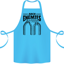 Arch Enemies Funny Architect Builder Cotton Apron 100% Organic Turquoise