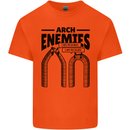 Arch Enemies Funny Architect Builder Kids T-Shirt Childrens Orange