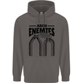Arch Enemies Funny Architect Builder Mens 80% Cotton Hoodie Charcoal