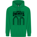 Arch Enemies Funny Architect Builder Mens 80% Cotton Hoodie Irish Green