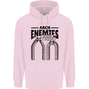 Arch Enemies Funny Architect Builder Mens 80% Cotton Hoodie Light Pink