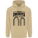 Arch Enemies Funny Architect Builder Mens 80% Cotton Hoodie Sand