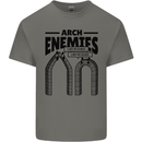 Arch Enemies Funny Architect Builder Mens Cotton T-Shirt Tee Top Charcoal