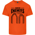 Arch Enemies Funny Architect Builder Mens Cotton T-Shirt Tee Top Orange