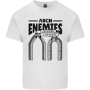 Arch Enemies Funny Architect Builder Mens Cotton T-Shirt Tee Top White