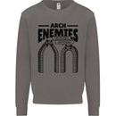 Arch Enemies Funny Architect Builder Mens Sweatshirt Jumper Charcoal